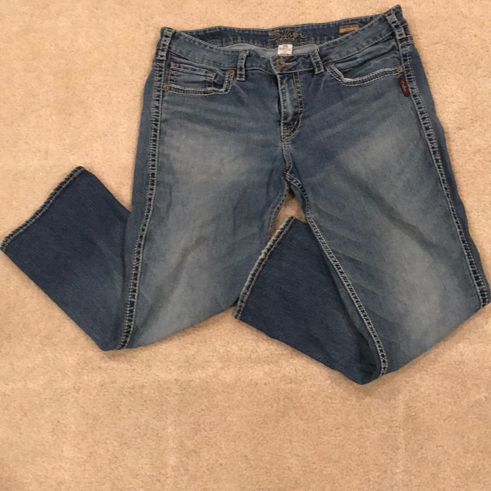 Woman’s Silver Frances Capri Jeans